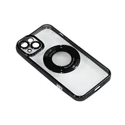 Магнітний чохол XON PhoneCase Magnetic для iPhone 13 (PCMC1113100B 7942) Чорний/Прозорий