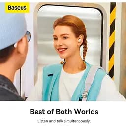 Навушники Baseus Bowie True Wireless Earphones WM05 ANC до 5 годин (NGTW200002) білі - мініатюра 6