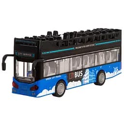 Игрушка DIY Toys Двухэтажный автобус инерционный со светом и звуком (CJ-4008559)