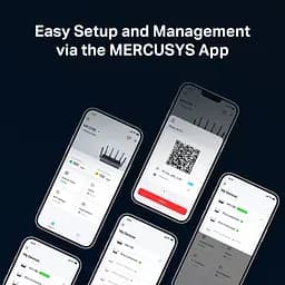 Mercusys Маршрутизатор MR37BE BE6500, 2xGE LAN, 1x2.5GE LAN, 1x2.5GE WAN, MESH - мініатюра 9