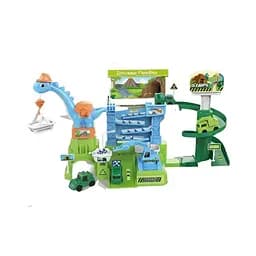 Трек ZX 863 A 4 машинки, механический кран, манипулятор, шарики