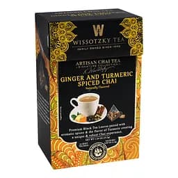 Чай чорний Wissotzky Tea Spiced Chai імбир-куркума, 35,2 г (16 шт. по 2,2 г) (868348) - мініатюра 3