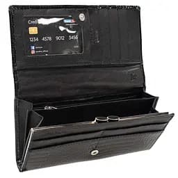 Гаманець жіночий шкіряний Semi Line RFID Black (P8228-0) - мініатюра 2