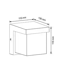 Вуличний світильник Goldlux 323279 Morgan Led 1x10W 4000K 1000Lm IP54 BK - мініатюра 8