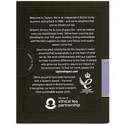 Чай чорний Taylors of Harrogate Earl Grey, 20 пакетиків (802592) - мініатюра 3