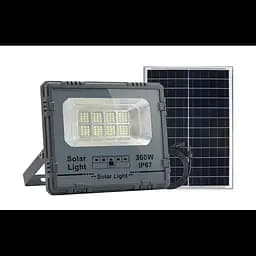 Вуличний LED ліхтар на сонячних батареях Yiwu 31.6x27.8x7.5 см прожектор світлодіодний вуличний 270 LED 300 Вт із сонячною панеллю HP-5-62