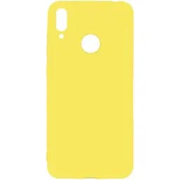 Чохол-накладка Toto 1 mm Matt TPU Case HuAwei Y7 2019 Yellow