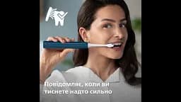 Електрична зубна щітка Philips Sonicare HX3689/42 серії 4100 синьо-зелена - мініатюра 4