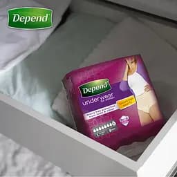 Поглинаюча спідня білизна Depend для жінок, L, 9 шт. - мініатюра 5