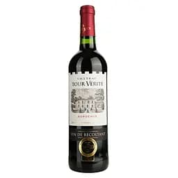 Вино Château Tour Vérité Bordeaux Rouge сухое красное 12.5% ​​0.75 л