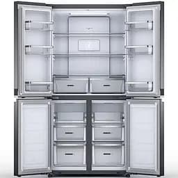 Холодильник Whirlpool багатодверний 187.4x90.9х69.8 холодильне відділення 384 л морозильне відділення 207 л 4 двері А++ NF дисплей нержавіюча сталь (WQ9B3LEF) - мініатюра 3