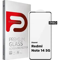 Защитное стекло ArmorStandart Pro Full Glass для Redmi Note 14 5G Black (ARM83175) [125529]
