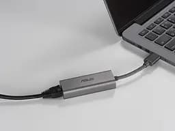 Мережева карта зовнішня адаптер USB RJ-45 Asus USB-C2500 - мініатюра 4