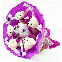 Букет из мягких игрушек 5 мишек 5291IT