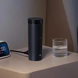 Термос електричний  термопот MiJia Portable Electric Cup 2 350 мл (MJDRB02PL) чорний - мініатюра 6