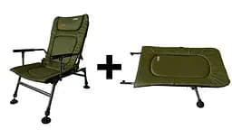 Кресло рыболовное, карповое Novator SR-2 + Подставка Novator POD-1