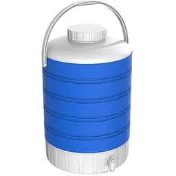 Термос диспенсер для розливу напоїв Mazhura Kale, 15 л, синій (mz1006)