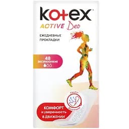 Щоденні прокладки Kotex Active 48 шт. - мініатюра 2