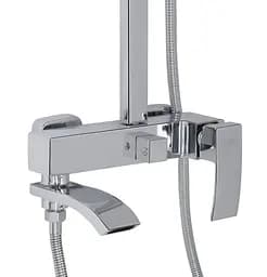 Душова система універсальна Qtap Swan Cascada Chrome з виливом QTSWA111CRM45566 - мініатюра 2