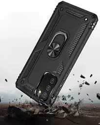 Панель BeCover Military для Samsung Galaxy A02s SM-A025/ A03s SM-A037 / M02s SM-M025 Black (706012) - мініатюра 5