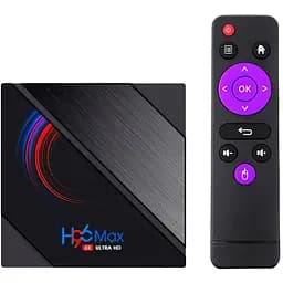 Смарт ТВ приставка TouYinger H96 Max H616 багатофункціональна (стаціонарний медіаплеєр) (4GB/64GB) чорна (H96 Max H616_4-64_1699)