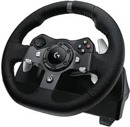 Кермо і педалі Logitech G920 Driving Force (941-000123) Black - мініатюра 2