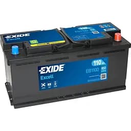 Акумулятор Exide Excell EB1100 110Ah Ев (-/+) 850EN 393x175x190 мм