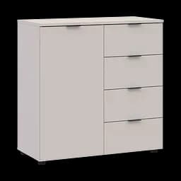 Комод Doros Рон 1 1 фасад 4 шухляды Кашемір 80х38х81 (41516043) - мініатюра 5