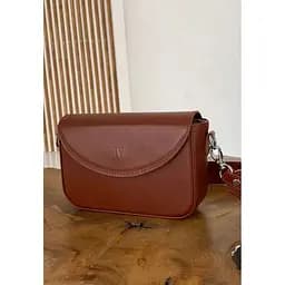 Женская кожаная сумка Molly светло-коричневая