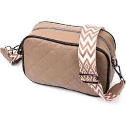 Кожаная женская сумка Vintage через плечо на одно отделение 21х14х8 см sum0029001