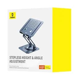 Підставка для ноутбуку Baseus UltraStable Pro (Three-Fold Version) (B10059900811-01) Space Grey - мініатюра 6