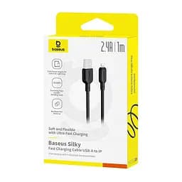 Кабель Baseus Lightning Silky Series Fast Charging Cable 2.4A 1 м - мініатюра 2