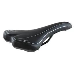 Сідло велосипедне Selle Monte Grappa Bora чорно-сіре (SMG-30214)