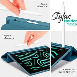 Чохол-книжка ArmorStandart Smart Fold Pen для Apple iPad 11 2025 (A16) / 10.9 2024 / 2022 Lavender Grey (ARM74942) [133699] - мініатюра 6