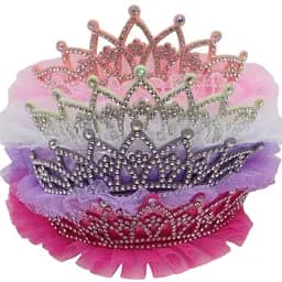 Ободок на голову Корона ажурная со стразами (в ассортименте)