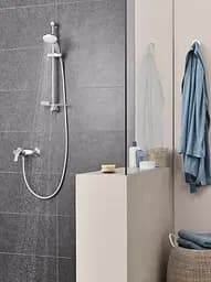 Душовий гарнітур Grohe New Tempesta 100 зі штангою 2 режими струменя і мильницею 30412 - мініатюра 6