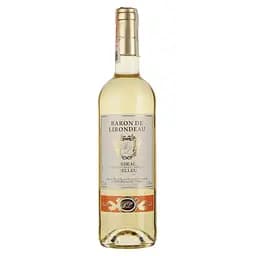 Вино Baron de Lirondeau Bordeaux біле напівсолодке 10.5% 0.75 л