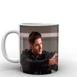 Кухоль GeekLand Supernatural Вінчестери зі зброєю SN.02.023.481 330 мл білий