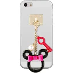 Чохол-накладка DDPOP Hey! Mouse case iPhone 5/5s/SE Black