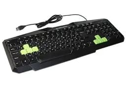 Клавіатура Wired EGK201GUA ILLUMINATED Black/Green Esperanza teh0024153