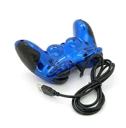 Геймпад джойстик Microkingdom 8700 DoubleShock USB Blue - мініатюра 4