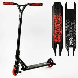Самокат трюковий Best Scooter 55х85 см Чорно-червоний 000231346 - мініатюра 7