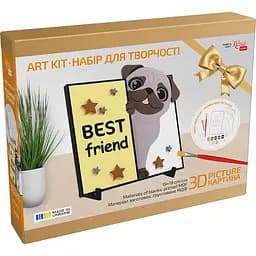 Картина 3D, Best Friend , МДФ ґрунтоване, 19х19см, ROSA Talent - мініатюра 4