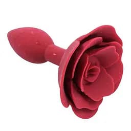 Силіконова анальна пробка 'Rose' від SILICON 11 см Бордовий K0633-1
