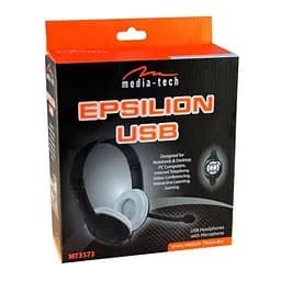 Гарнітура Media-Tech Epsilion USB Black-White - мініатюра 6