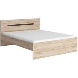 Ліжко двоспальне Гербор Ельпасо LOZ160 без основи під матрац 160x200 см Дуб санремо світлий (GRB-1010)