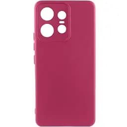 Чехол Silicone Cover Lakshmi Full Camera (AA) для Motorola Edge 50 Pro Бордовый / Marsala