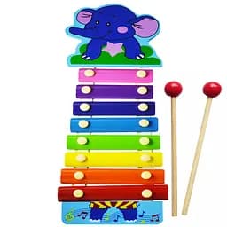 Дитяча іграшка Ксилофон MD0712 дерев'яний Слоненя