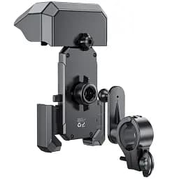 Велотримач для телефона Hoco H31 Wild Wolf Bicycle Motorcycle Universal Holder Black - мініатюра 3