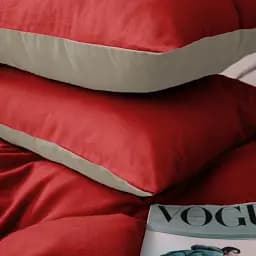 Наволочка MirSon Фланель Cappuchino-Red 60х60 см (2200009659041) - мініатюра 7